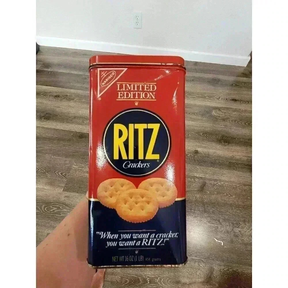 Vintage‎ Ritz Crackers metal tin #1